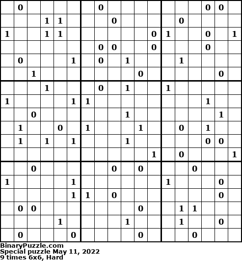 Binary Puzzle