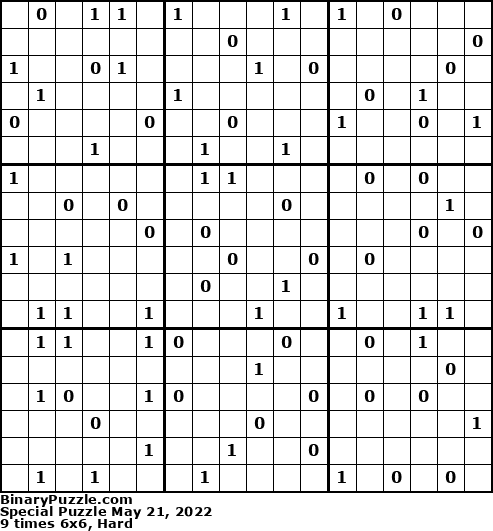 Binary Puzzle