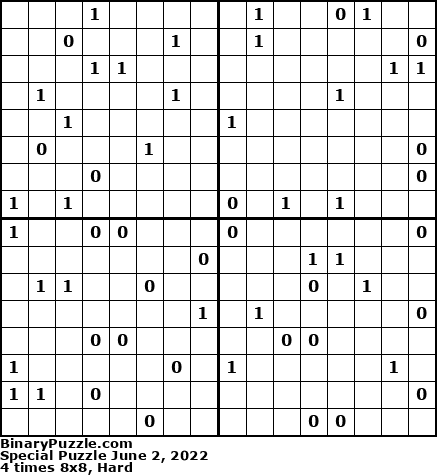 Binary Puzzle