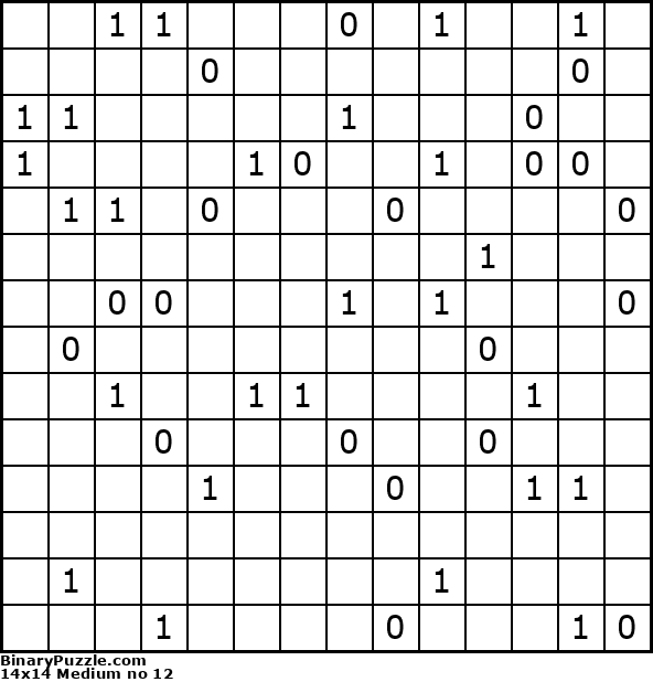 Binary Puzzle